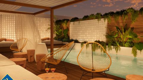 Apartamentos en construcción con piscina compartida, Islas Baleares, Ibiza. 1 habitacion | 35-57 m² | 200 metros al mar