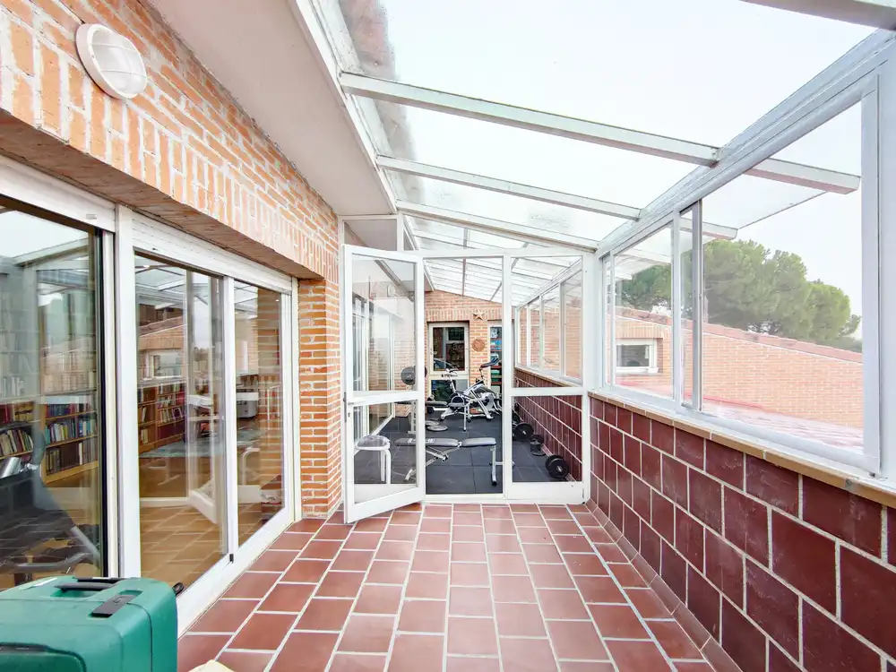 Terraza de Casa o chalet en venta en Guadarrama con Calefacción, Jardín privado y Parquet