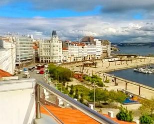 Exterior view of Flat for sale in A Coruña Capital   with Terrace