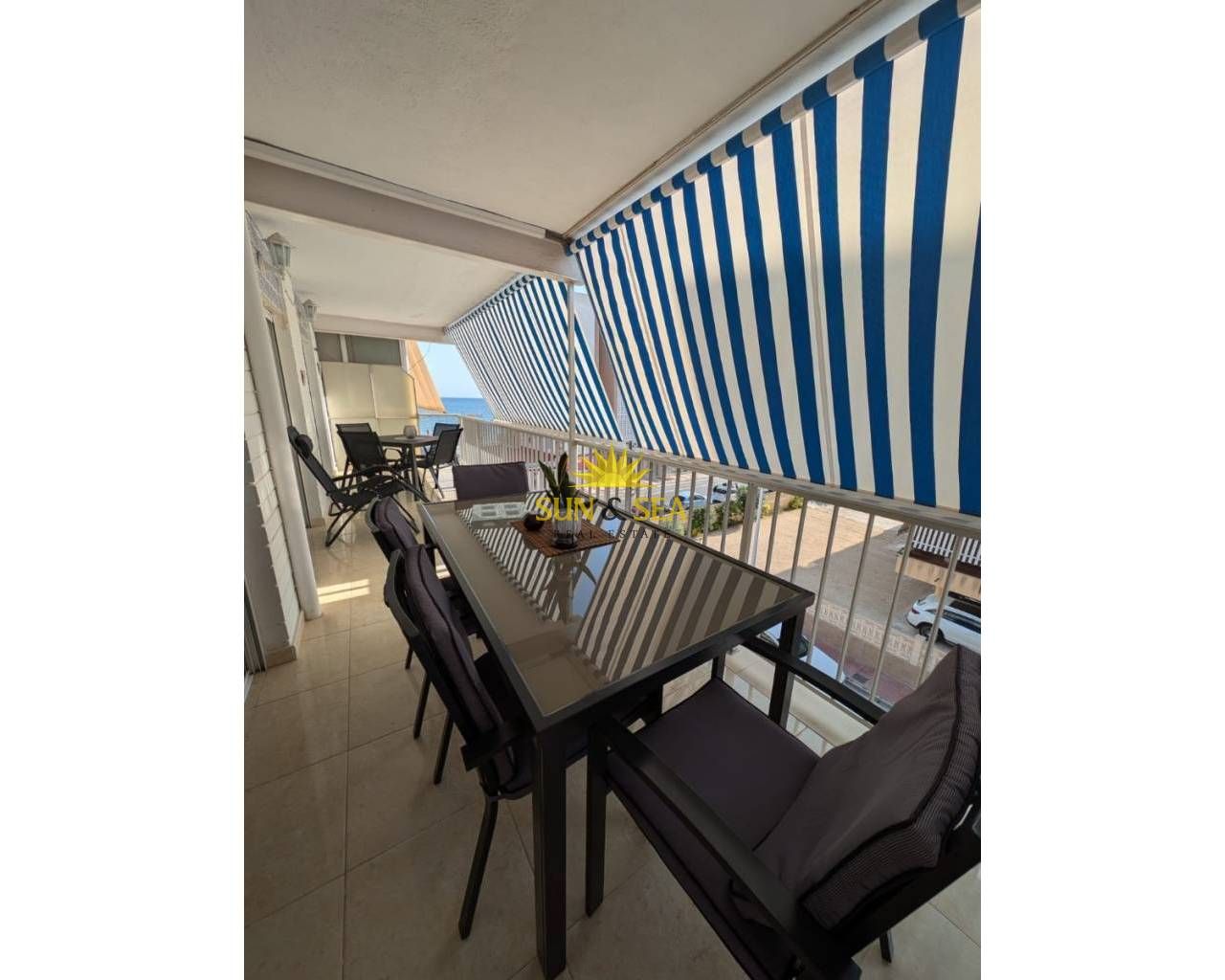 Terrace of Flat to rent in Santa Pola  with Air Conditioner, Heating and Terrace