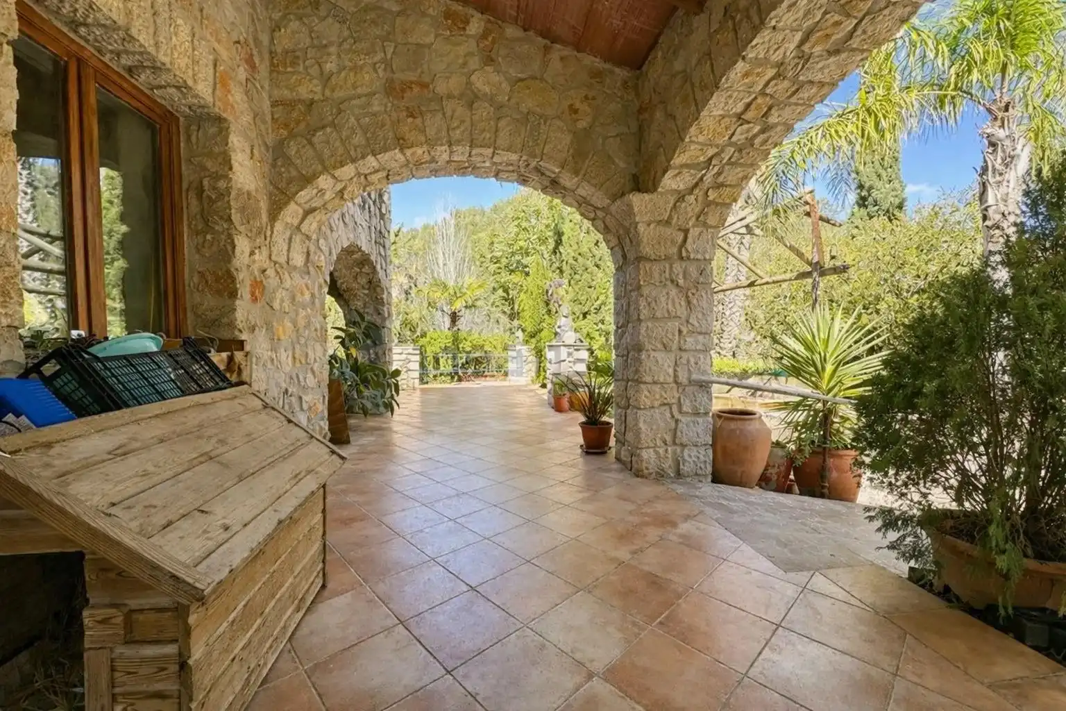 Terraza de Finca rústica en venta en Llíber con Aire acondicionado, Calefacción y Jardín privado