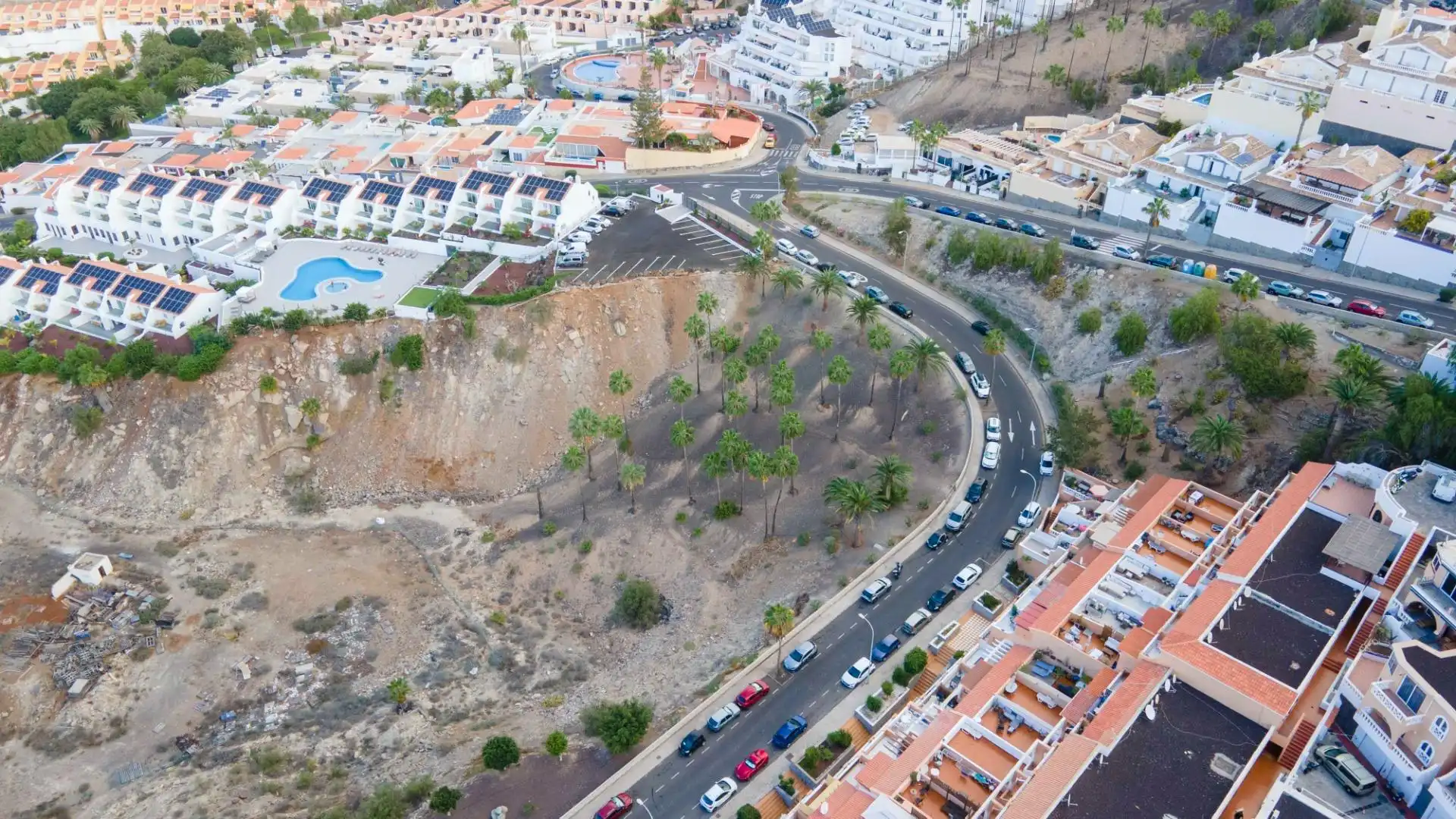 Vista exterior de Apartamento de alquiler en Adeje con Aire acondicionado, Terraza y Amueblado