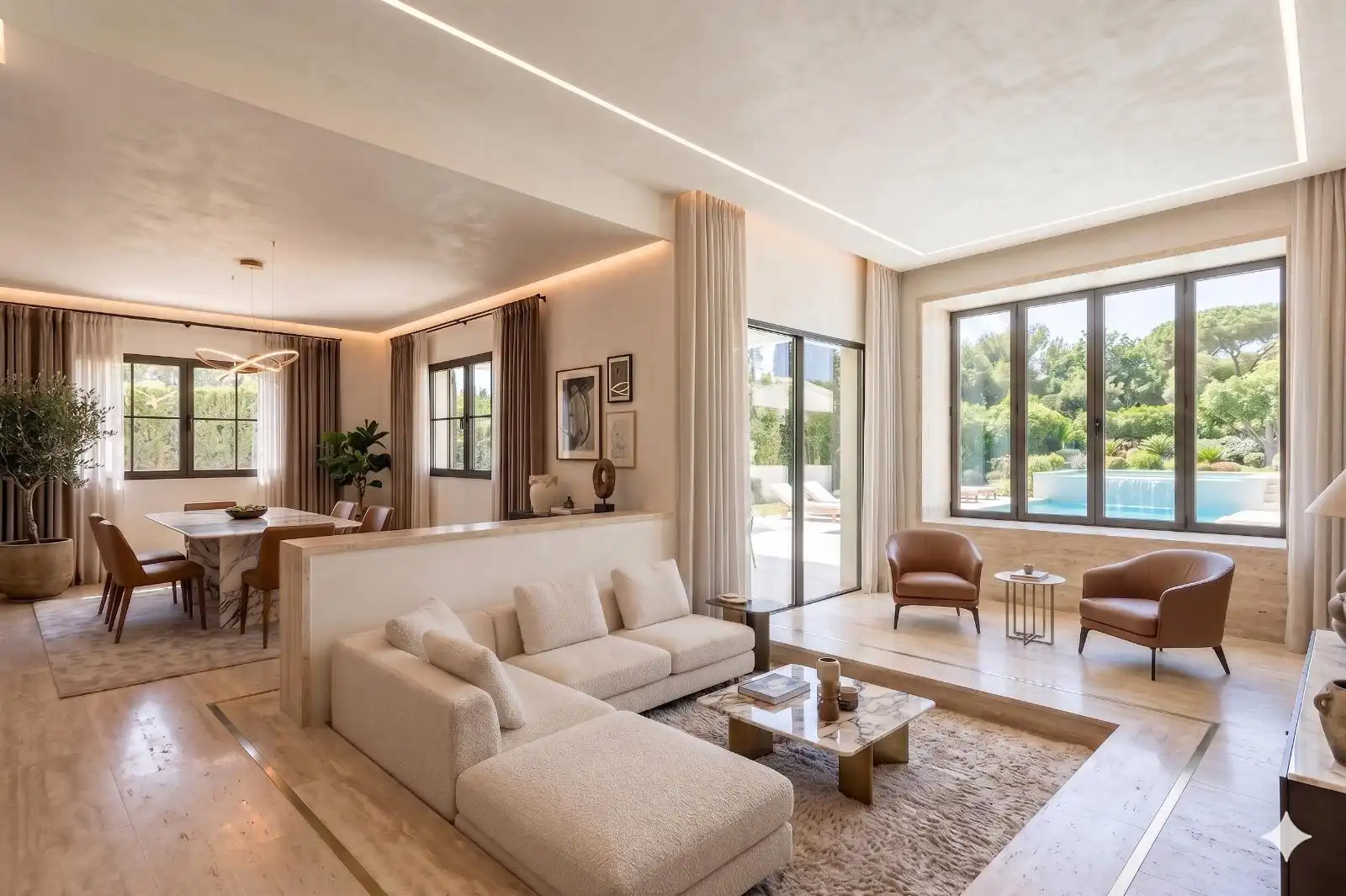 Sala de estar de Casa o chalet en venta en Boadilla del Monte con Calefacción, Trastero y Piscina