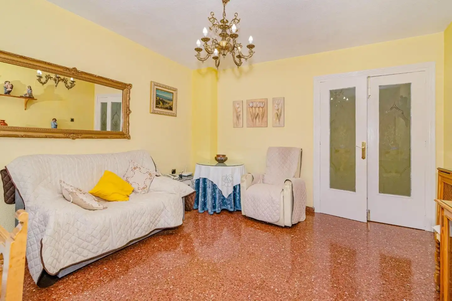 Living room of Flat for sale in Granada  with Air Conditioner