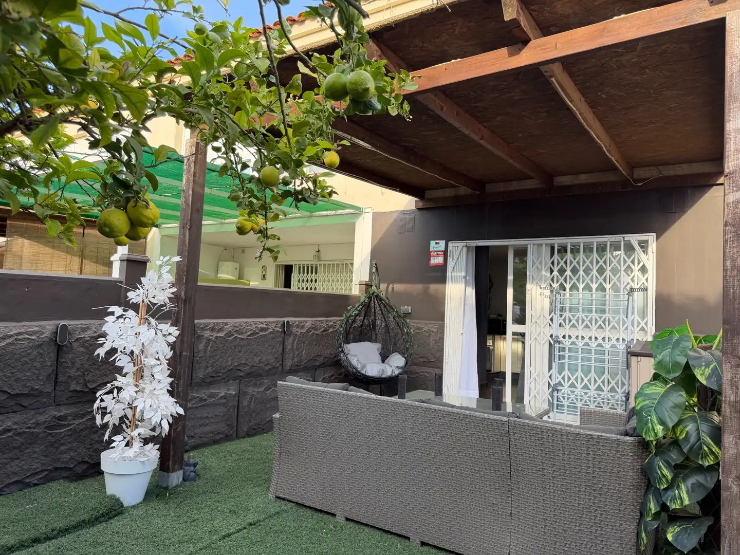 Terraza de Casa adosada en venta en Náquera con Aire acondicionado, Jardín privado y Terraza