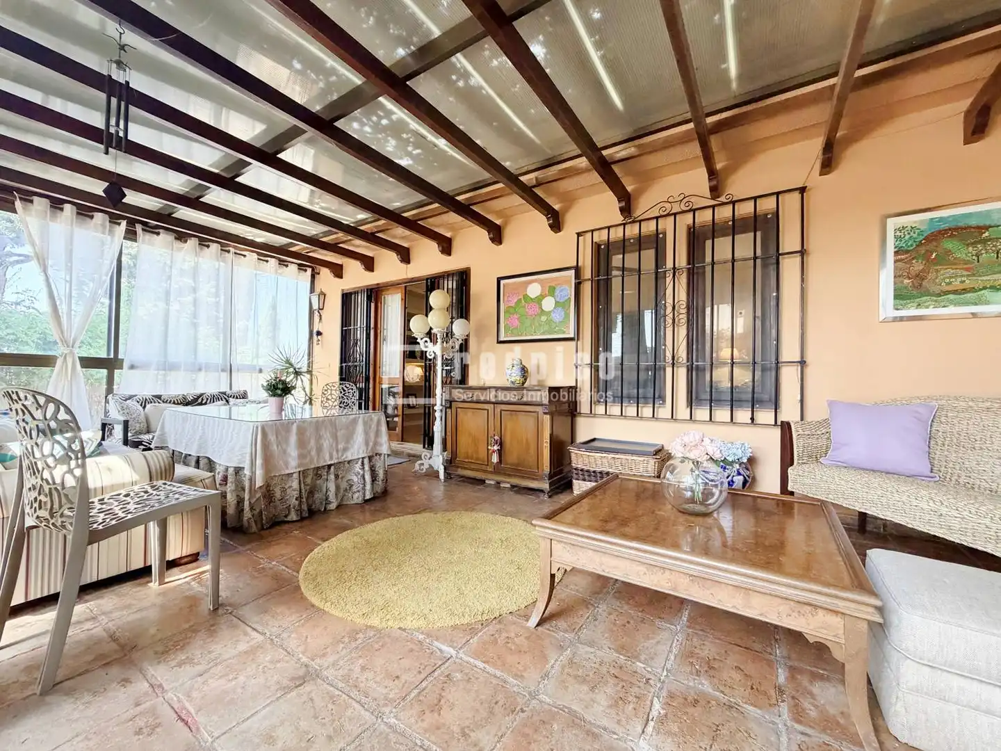 Sala de estar de Casa o chalet en venta en Málaga con Aire acondicionado, Jardín privado y Terraza