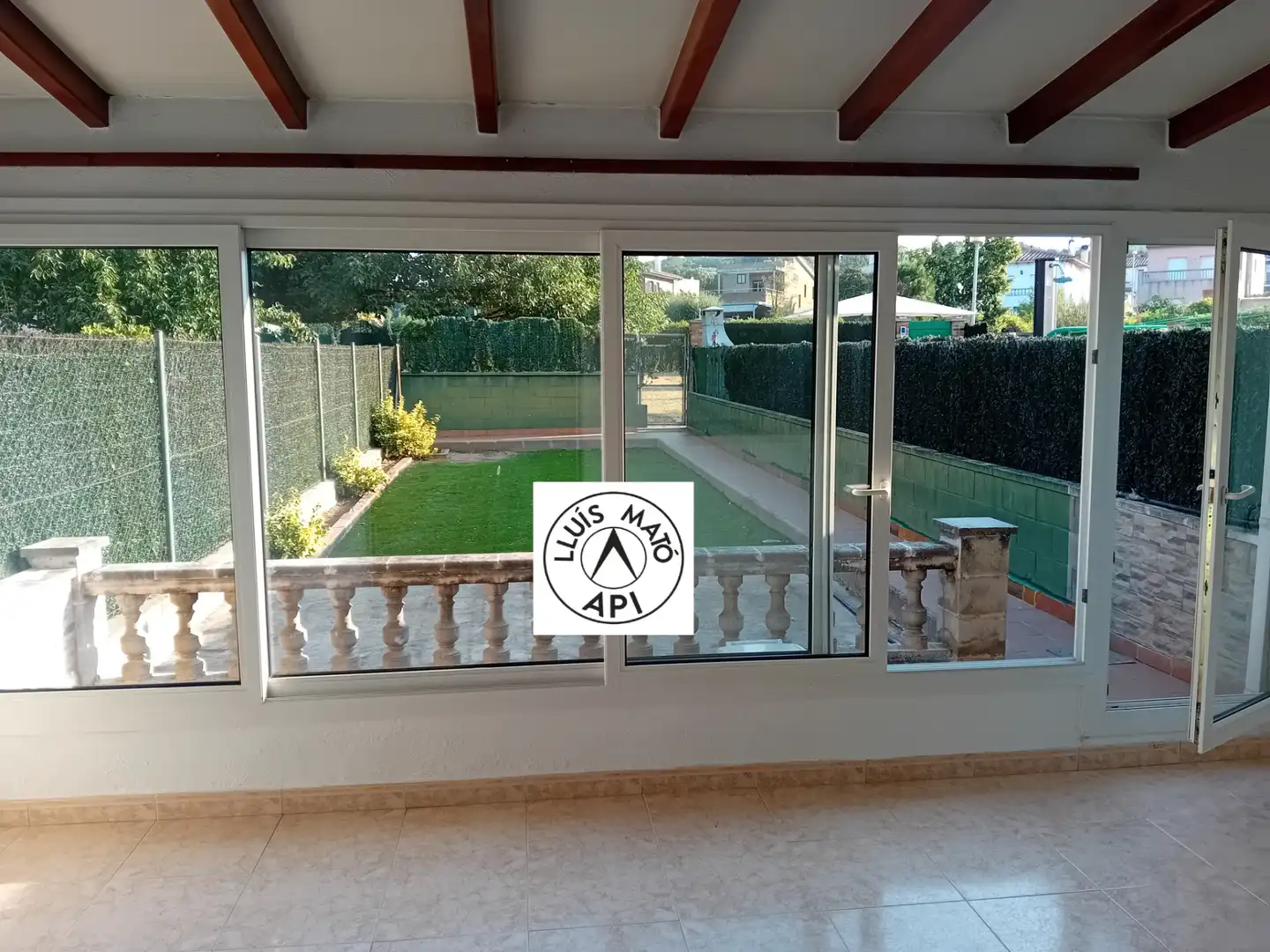 Jardí de Casa adosada en venda en Girona amb Calefacció, Jardí privat i Rentadora