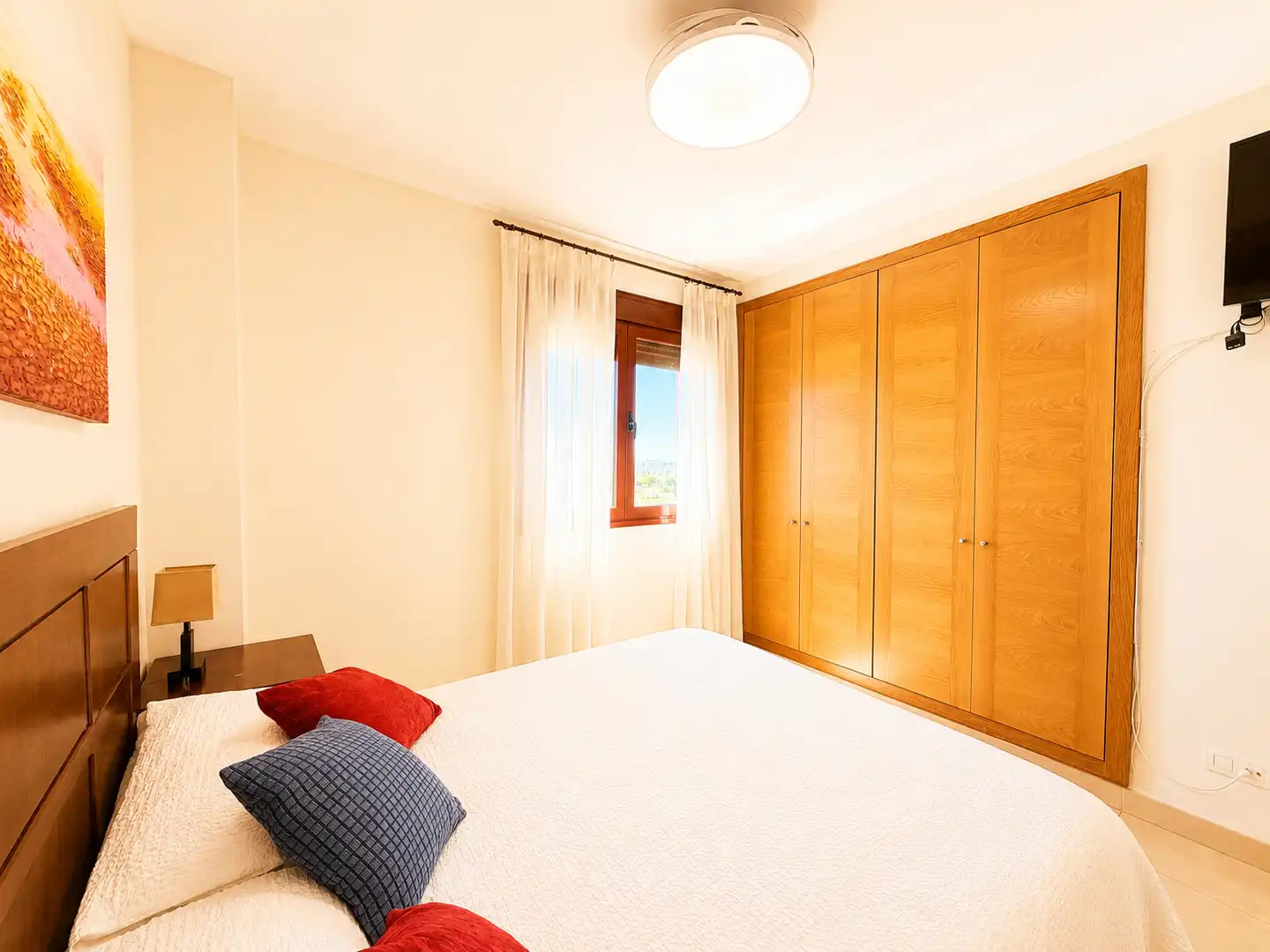 Bedroom of Flat for sale in Sevilla  with Air Conditioner and Community pool