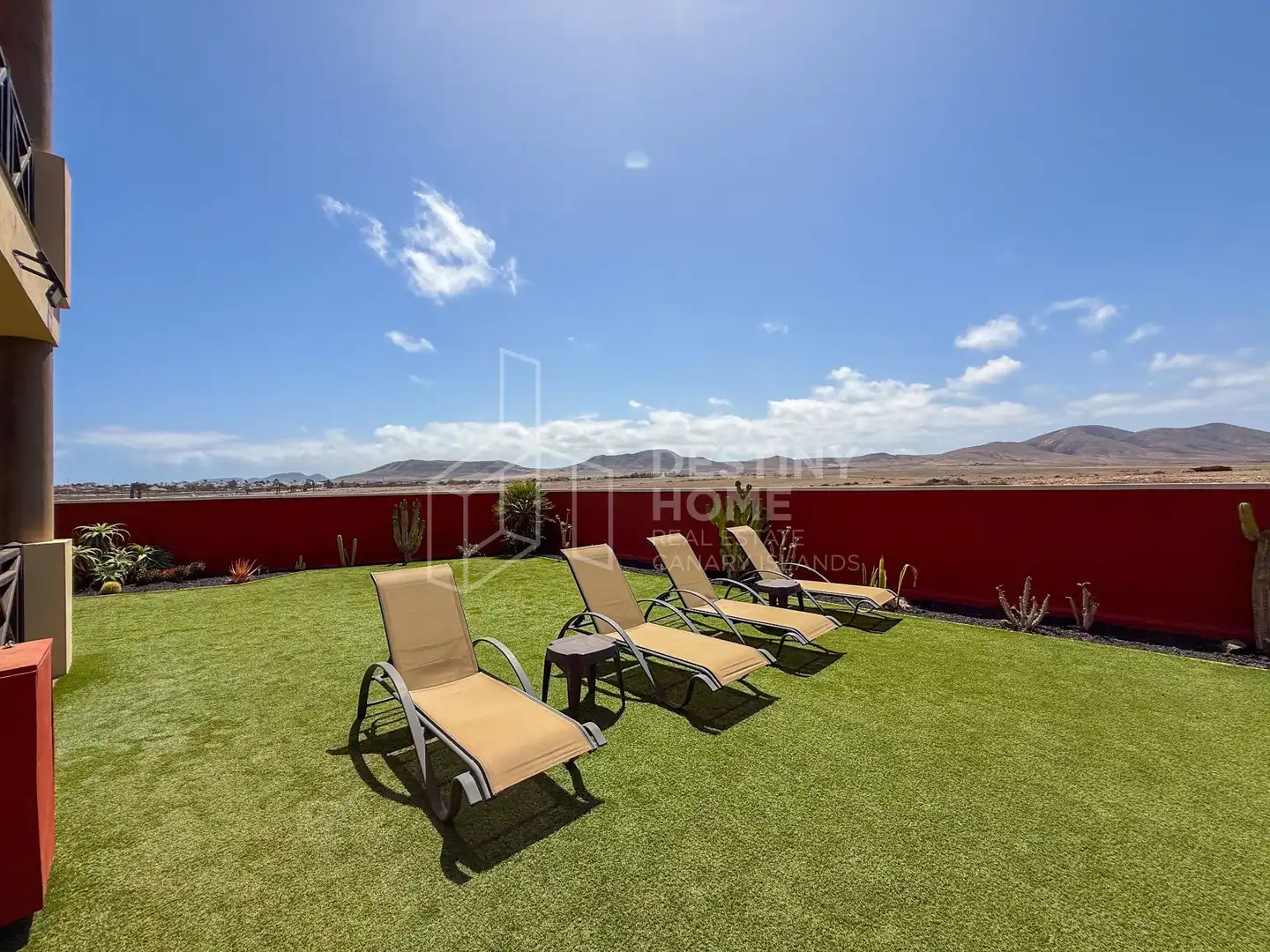 Terrace of Apartments for sale in La Oliva  with Private garden, Terrace and Furnished