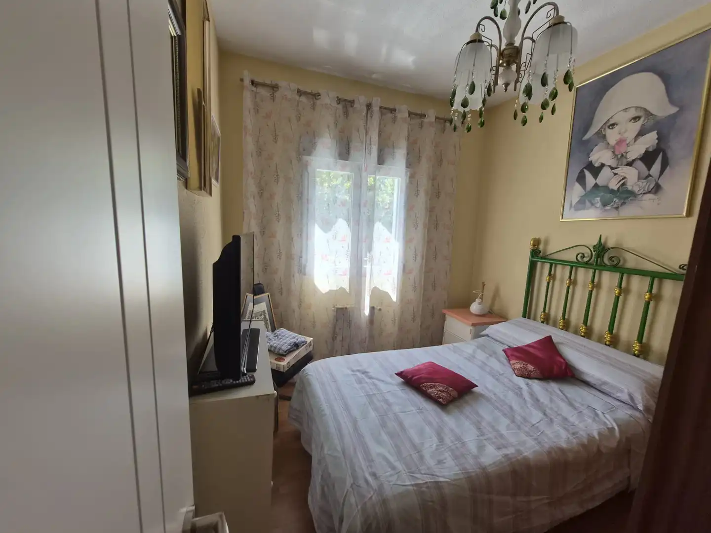 Bedroom of Flat for sale in Madrid  with Air Conditioner