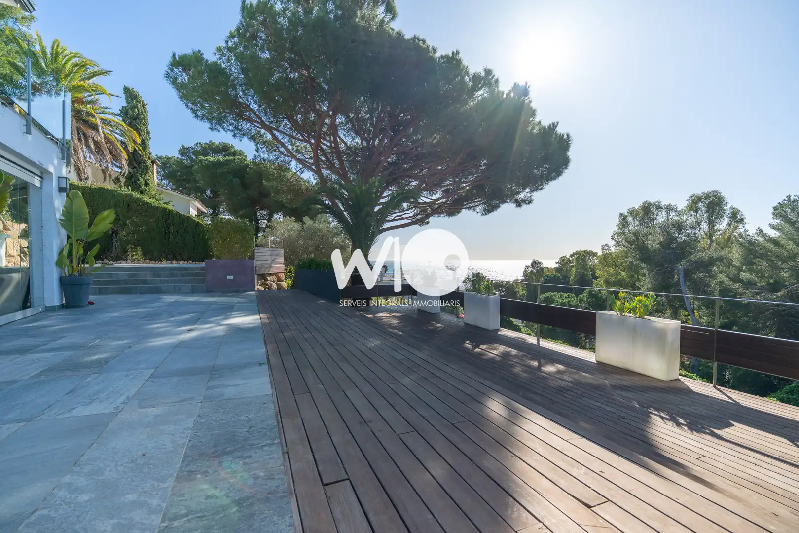 Terraza de Casa o chalet en venta en Blanes con Jardín privado, Terraza y Piscina