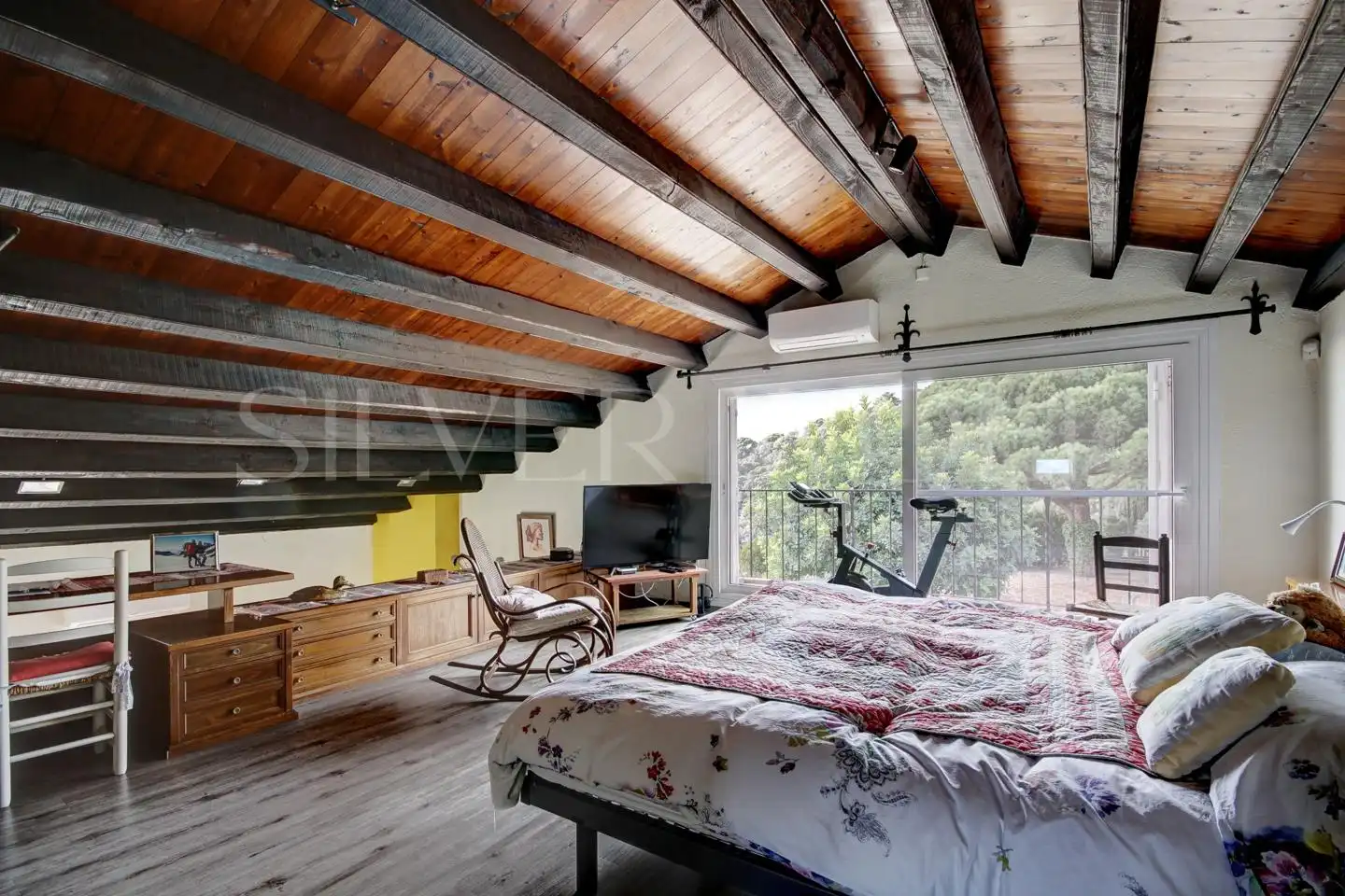 Habitación de Casa o chalet en venta en Mataró con Aire acondicionado, Calefacción y Jardín privado