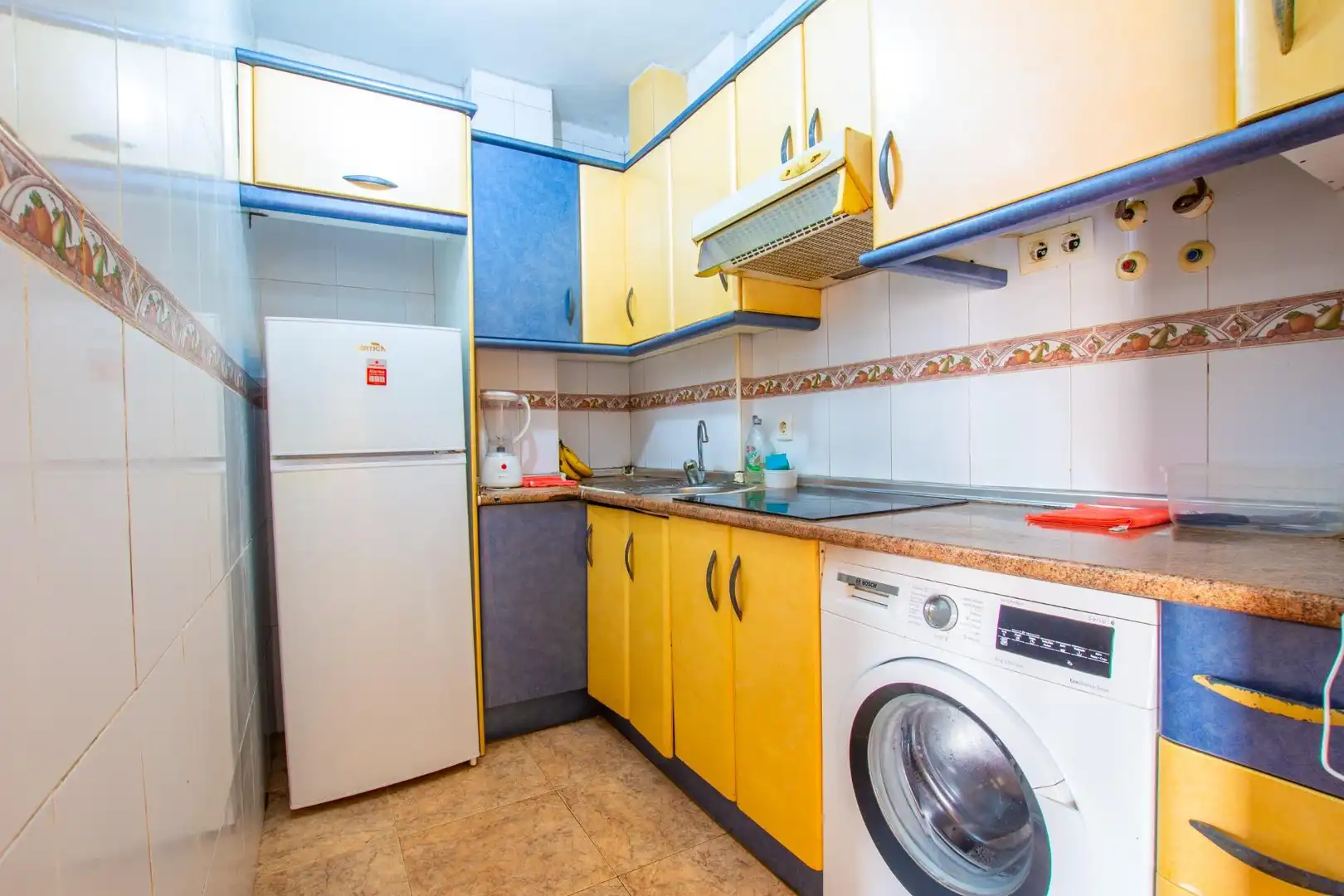 Kitchen of Flat for sale in Águilas  with Air Conditioner, Furnished and Balcony