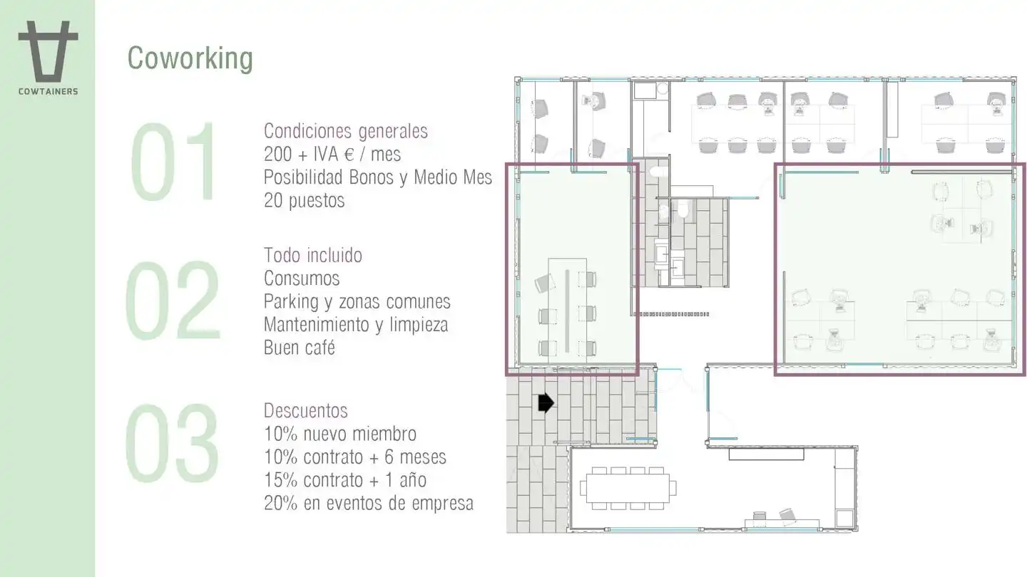 Office for rent in Ribera de Arriba  with Air Conditioner and Furnished