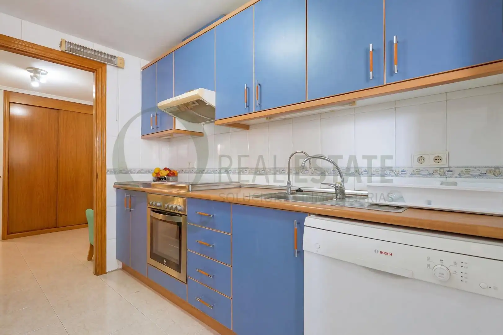 Cocina de Piso en venta en Alicante / Alacant con Aire acondicionado, Calefacción y Terraza
