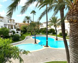 Jardí de Apartament de lloguer en Jávea / Xàbia amb Aire condicionat, Terrassa i Piscina