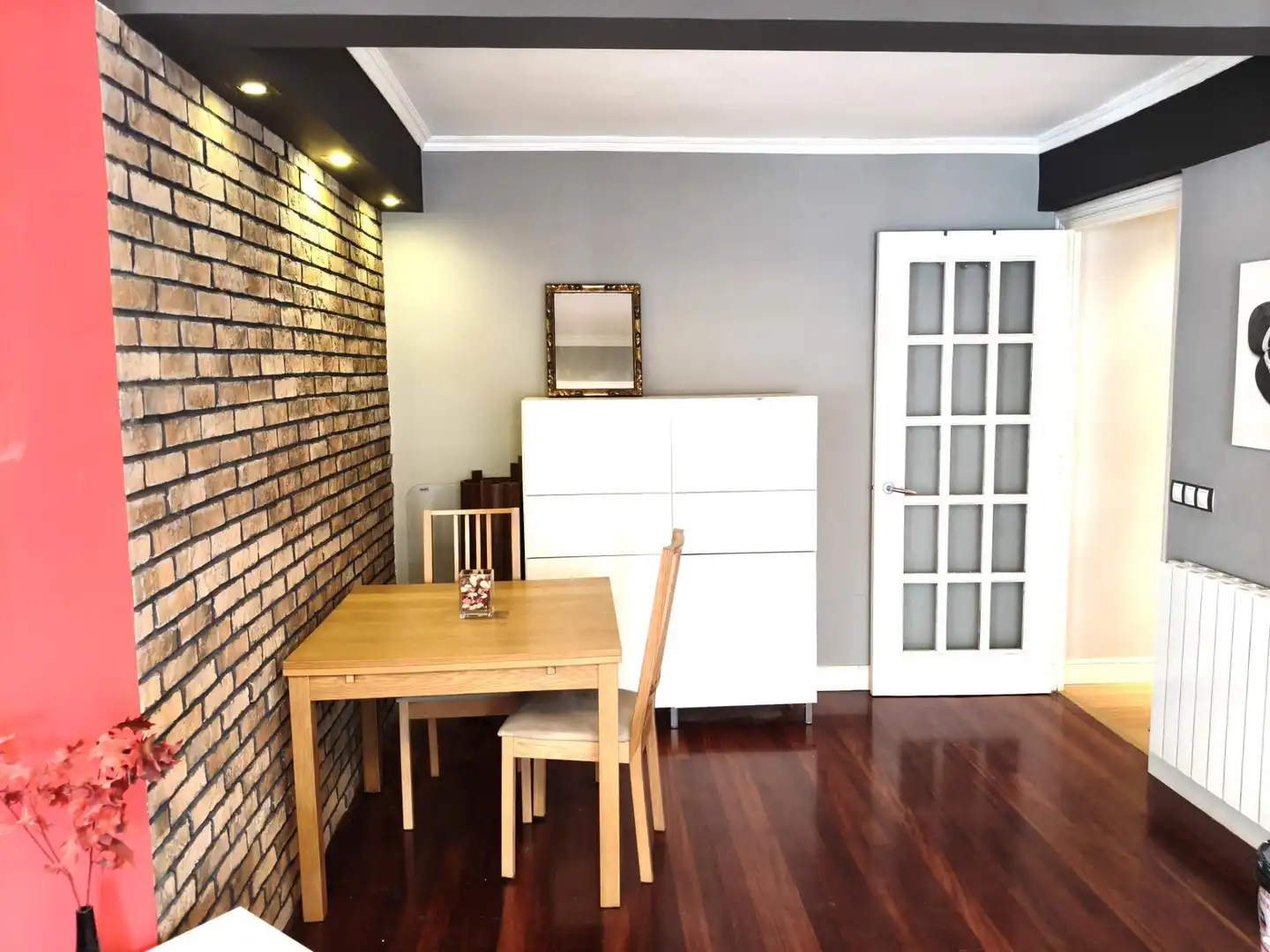 Dining room of Flat for sale in Bilbao   with Heating, Terrace and Furnished
