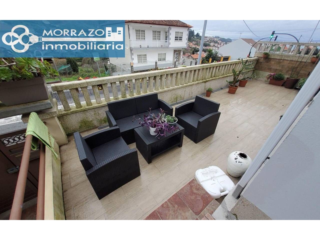 Terrassa de Casa o xalet en venda en Bueu amb Calefacció i Jardí privat