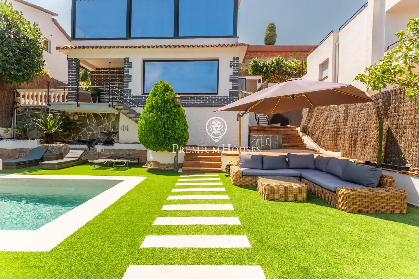 Terraza de Casa o chalet en venta en Cabrils con Aire acondicionado, Calefacción y Jardín privado
