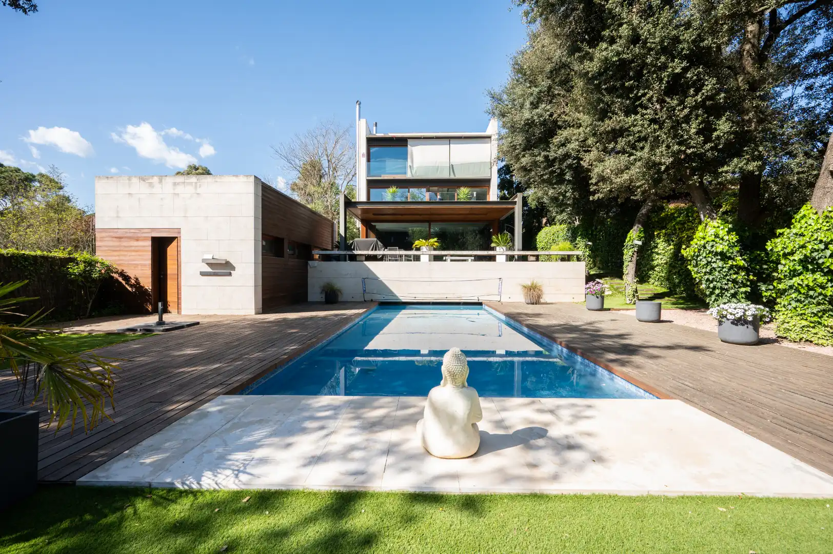 Piscina de Casa o xalet de lloguer en Sant Cugat del Vallès amb Aire condicionat, Calefacció i Jardí privat