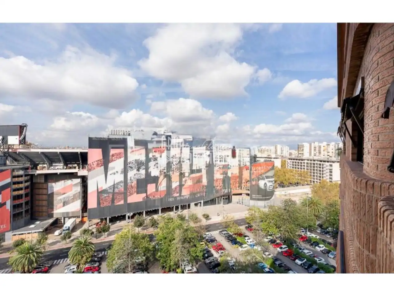 Vista exterior de Piso de alquiler en Valencia con Aire acondicionado, Parquet y Balcón