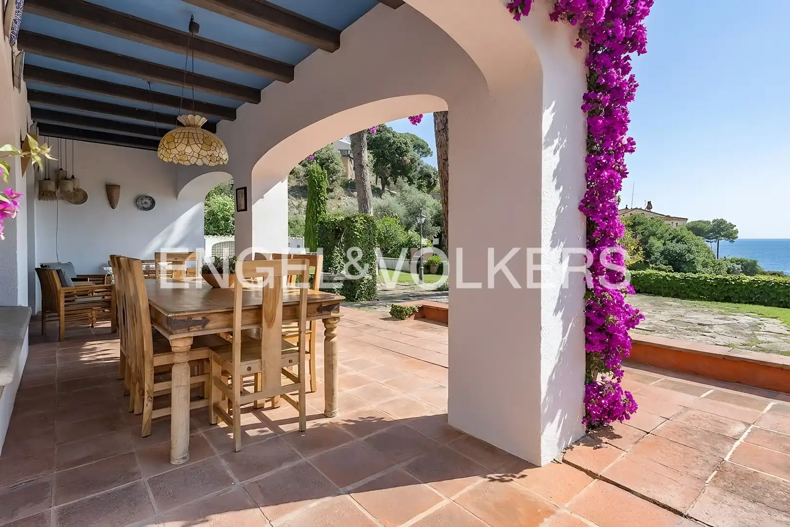 Terrassa de Casa o xalet en venda en Premià de Dalt amb Calefacció, Jardí privat i Terrassa