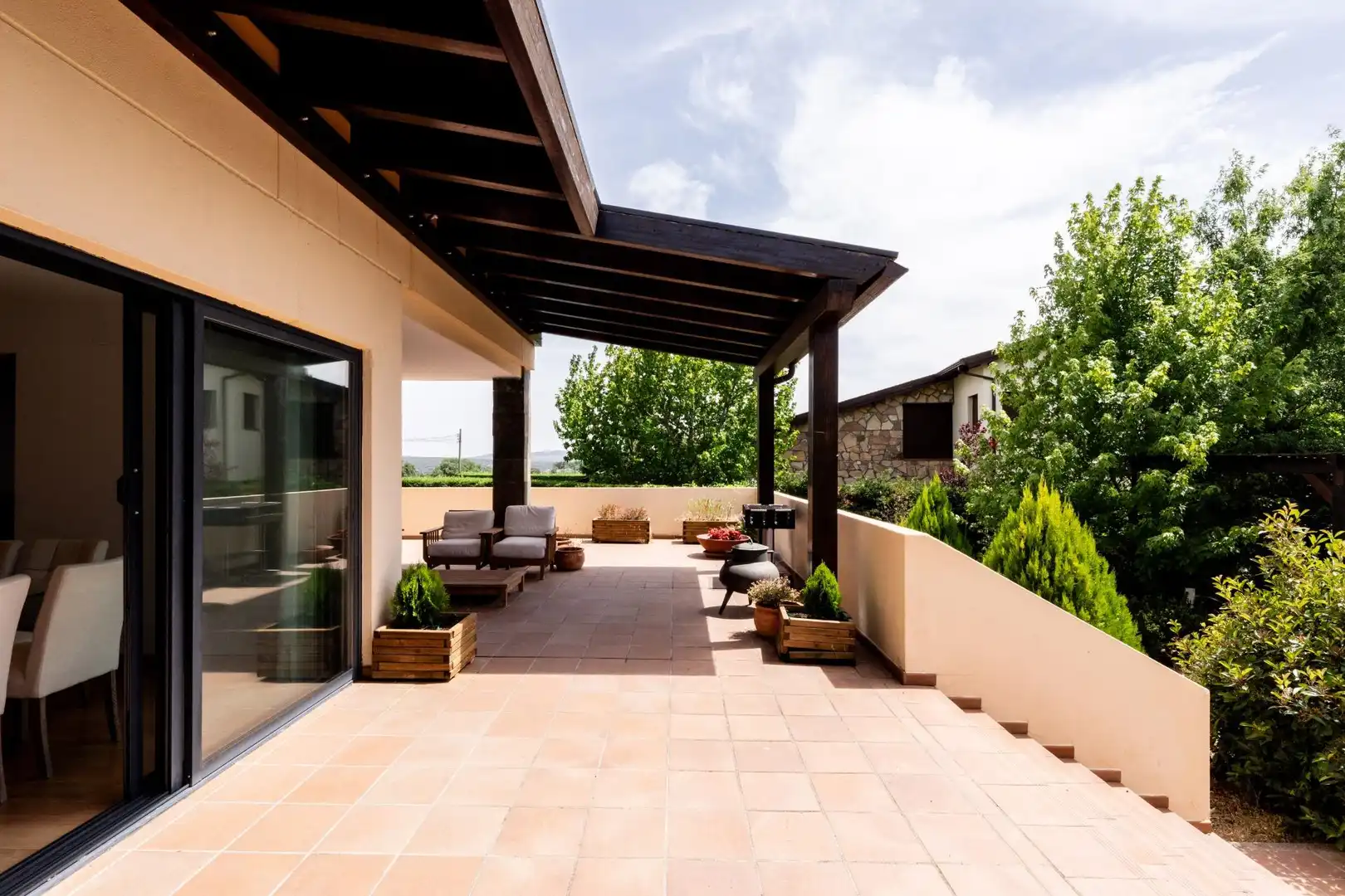Terraza de Casa o chalet en venta en El Boalo - Cerceda – Mataelpino con Calefacción, Terraza y Piscina