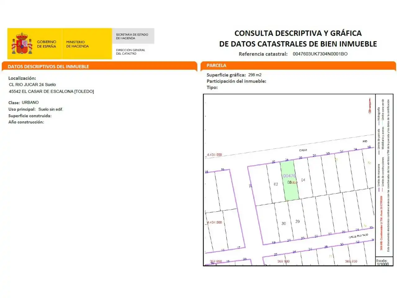 Terreno rústico en venta en Calle Río Júcar, imagen 9