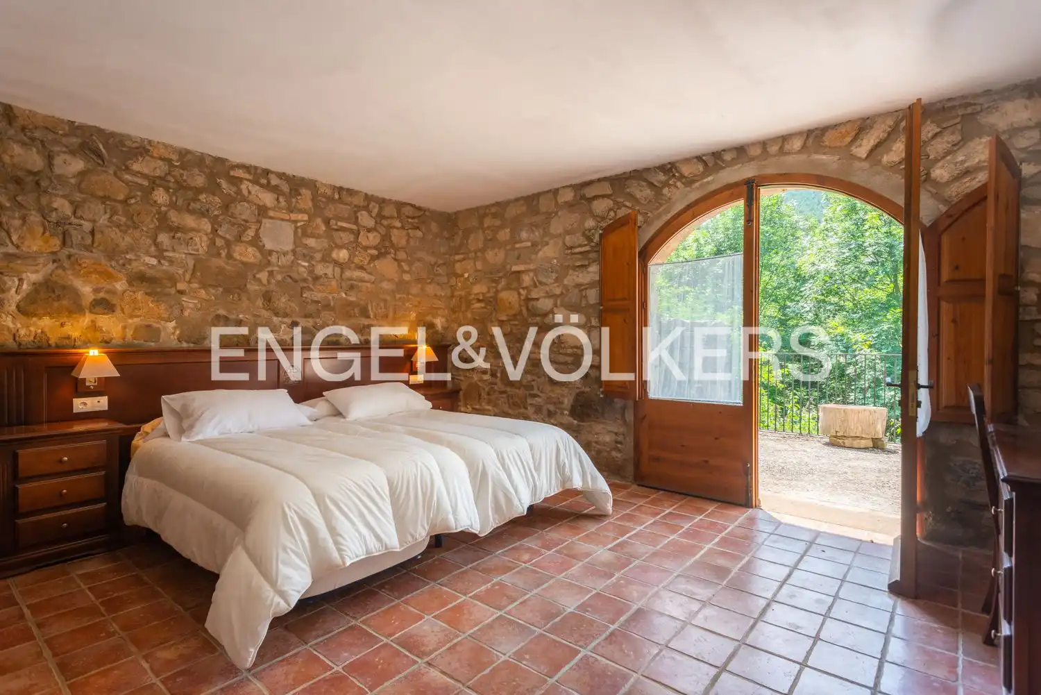 Terraza de Casa o chalet en venta en La Vall de Bianya con Calefacción, Jardín privado y Terraza