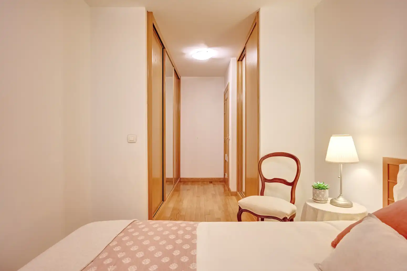 Bedroom of Flat for sale in  Pamplona / Iruña  with Heating, Parquet flooring and Storage room