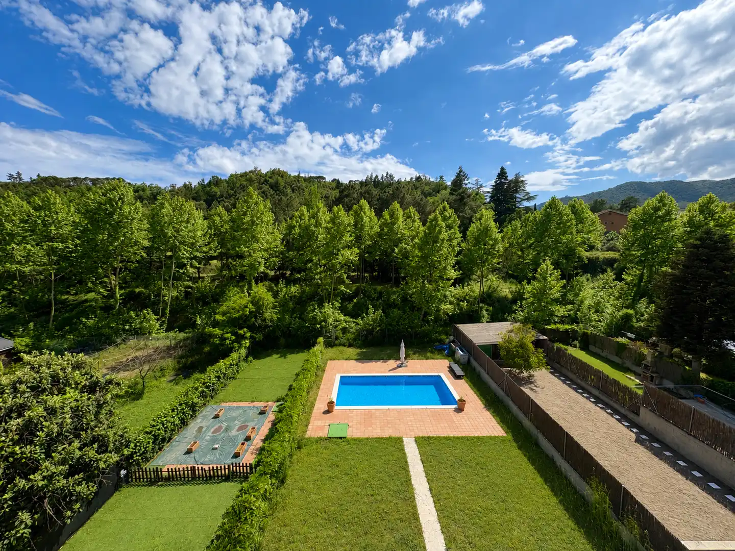 Schwimmbecken von Maisonette zum Verkauf in Vallgorguina mit Klimaanlage, Heizung und Terrasse
