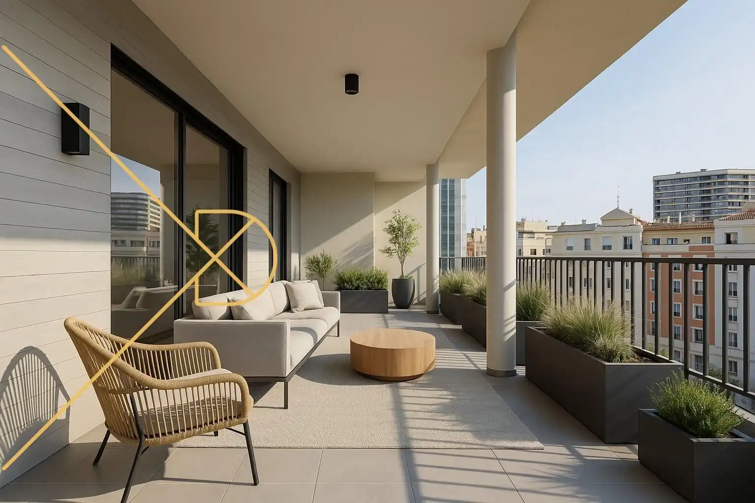 Flat with terrace for sale in Avenida Diagonal