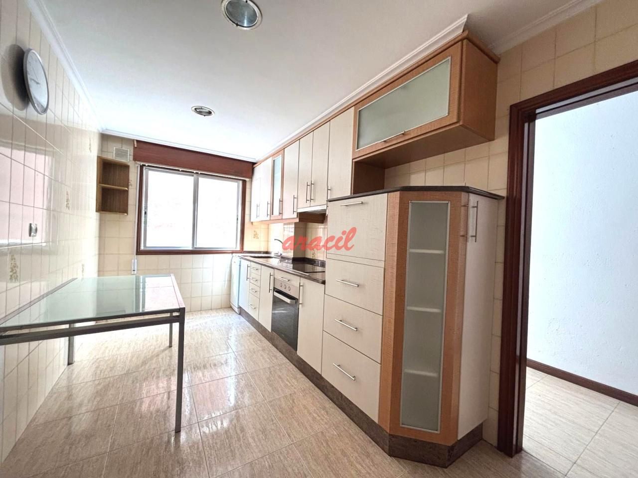 Kitchen of Flat for sale in Ourense Capital   with Heating, Parquet flooring and Storage room