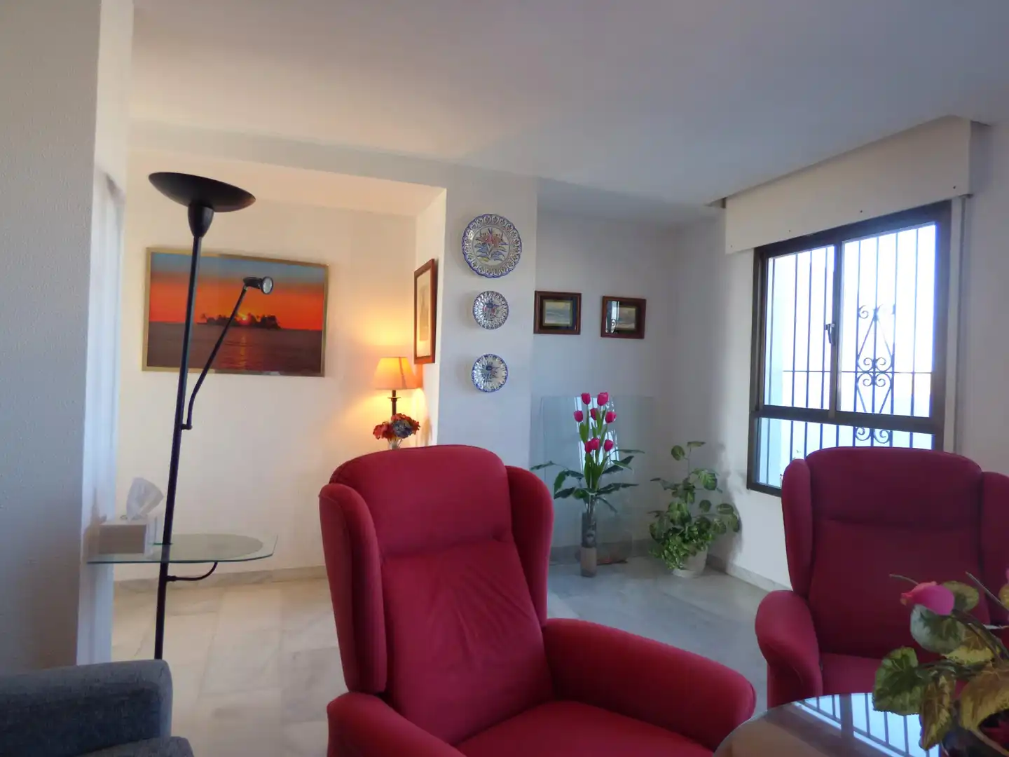 Wohnzimmer von Dachboden zum Verkauf in Cádiz mit Heizung und Terrasse
