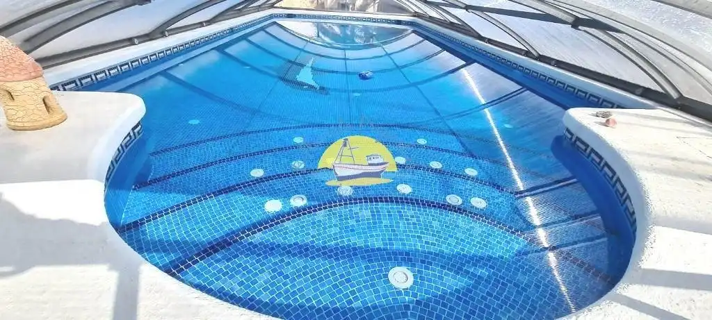 Piscina de Casa o chalet en venta en Mazarrón con Aire acondicionado, Calefacción y Jardín privado