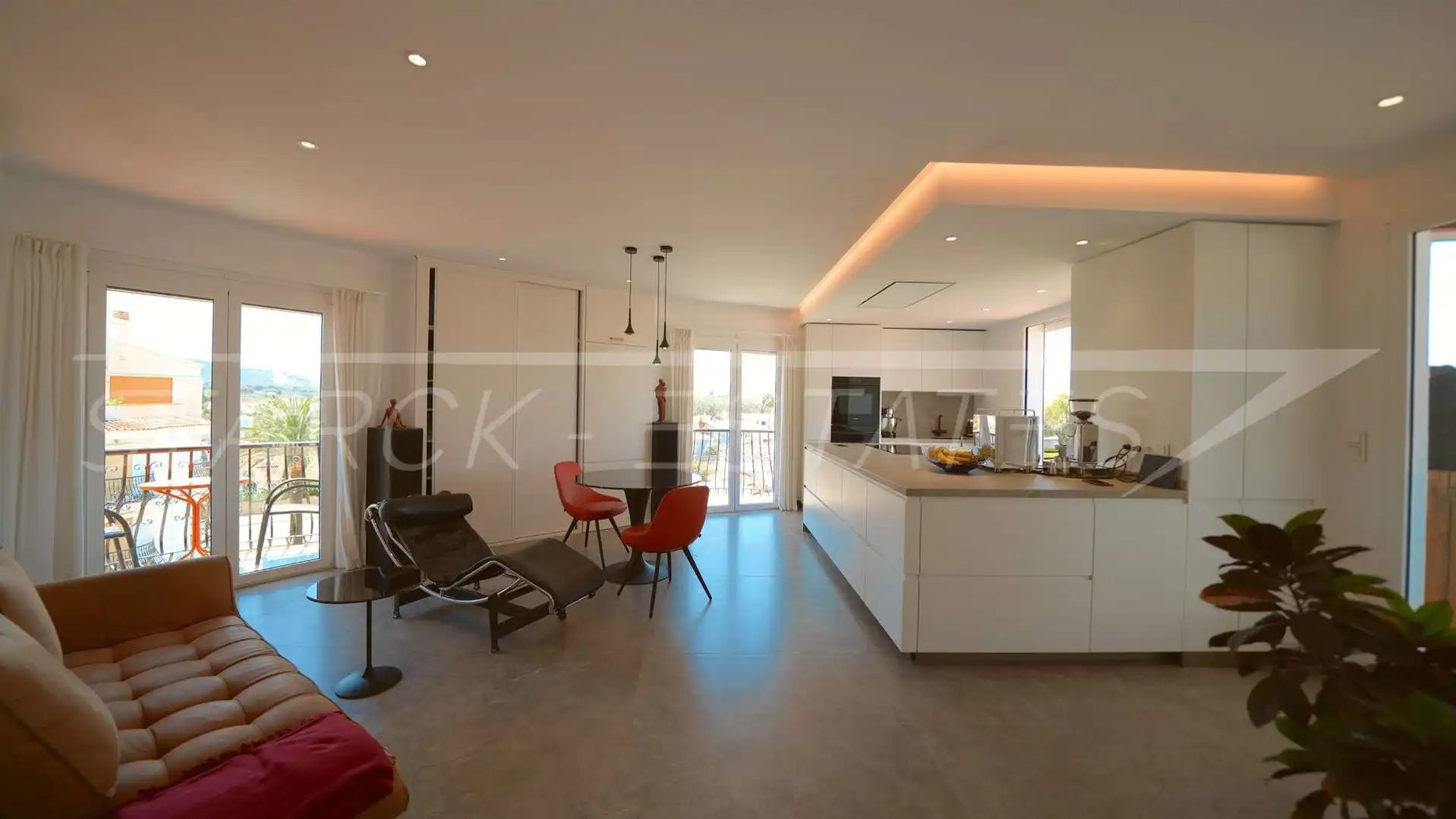 Sala de estar de Ático en venta en Dénia con Aire acondicionado, Jardín privado y Piscina