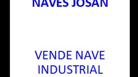 VENTA DE NAVE EN VALDEMORO