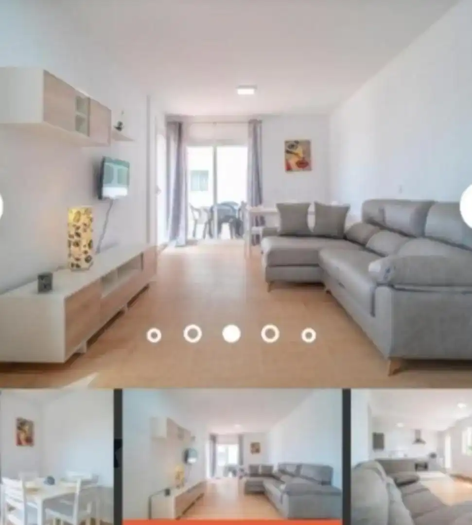 Sala de estar de Apartamento en venta en Vera con Aire acondicionado, Piscina y Balcón