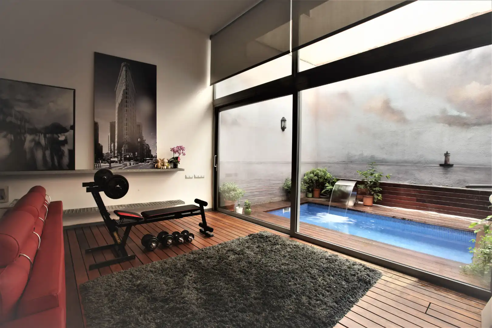 Sala de estar de Loft en venta en Barcelona con Aire acondicionado, Calefacción y Terraza