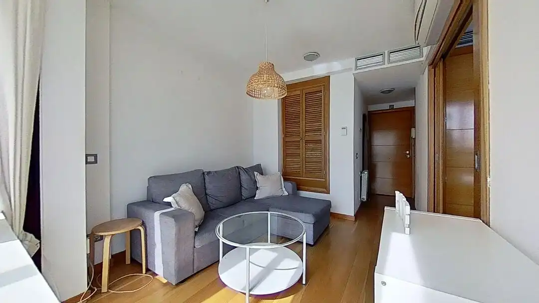 Sala de estar de Piso de alquiler en  Madrid Capital con Aire acondicionado, Calefacción y Trastero