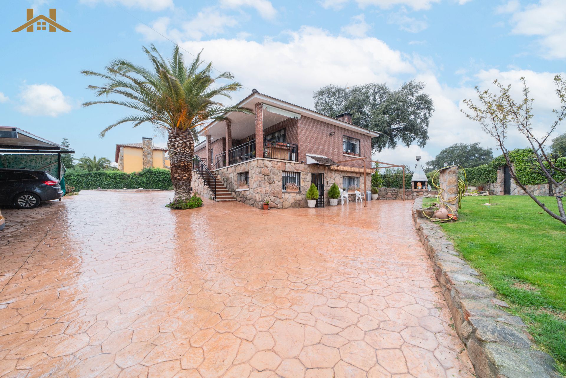 Vista exterior de Casa o xalet en venda en Villanueva de la Cañada amb Aire condicionat, Calefacció i Forn