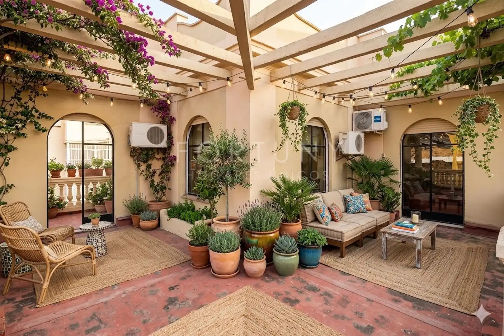 Terrasse von Dachboden zum Verkauf in Málaga mit Klimaanlage, Terrasse und Abstellraum
