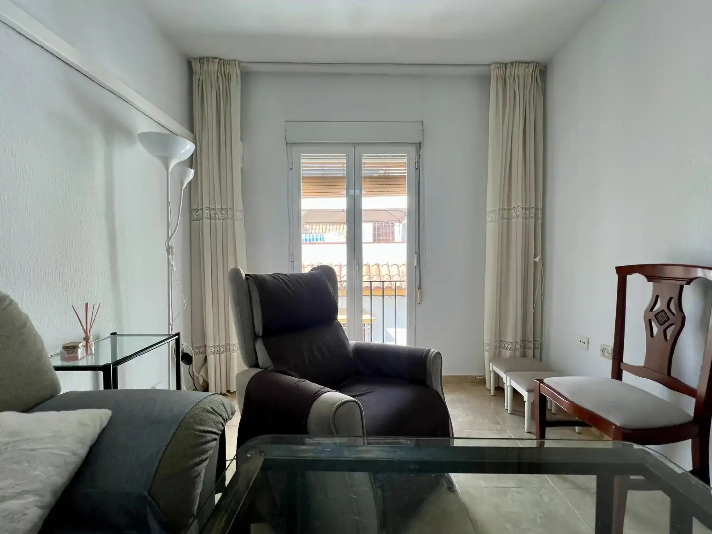Wohnzimmer von Wohnung zur untervermieten in Córdoba mit Klimaanlage, Heizung und Terrasse