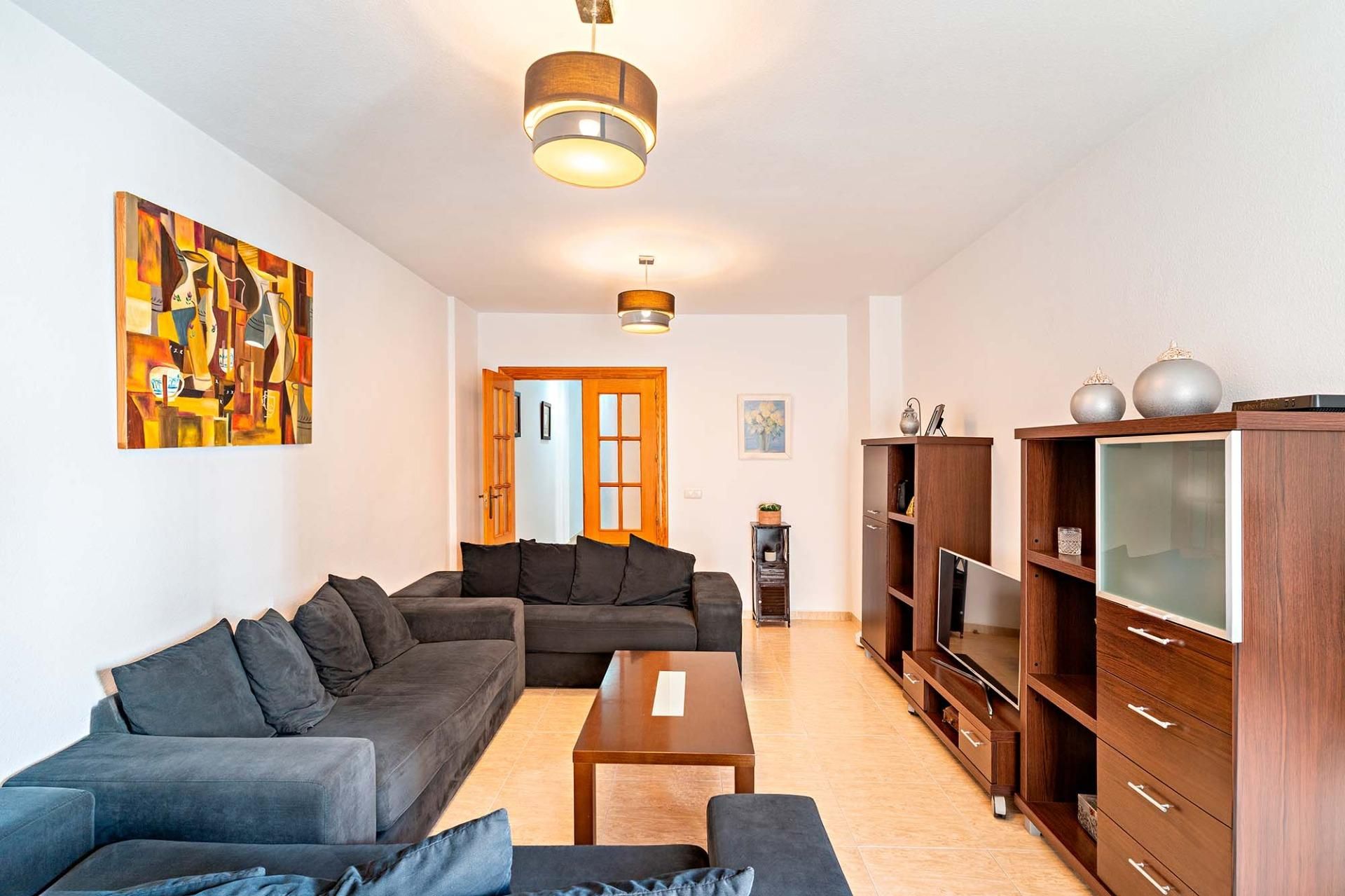 Living room of Flat for sale in El Ejido  with Terrace and Balcony