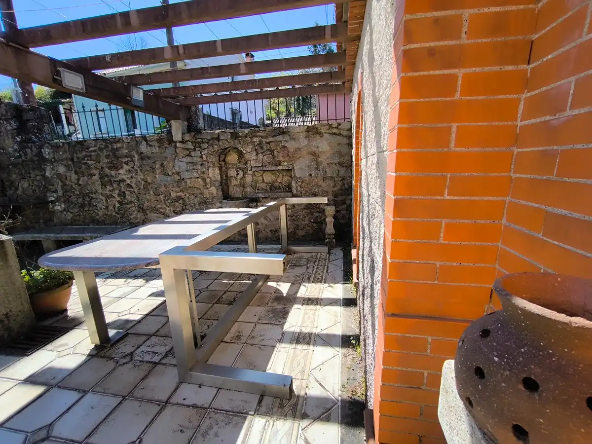 Terraza de Casa o chalet en venta en Vilagarcía de Arousa con Calefacción, Jardín privado y Parquet