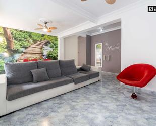 Sala d'estar de Apartament per a compartir en  Valencia Capital amb Aire condicionat i Terrassa