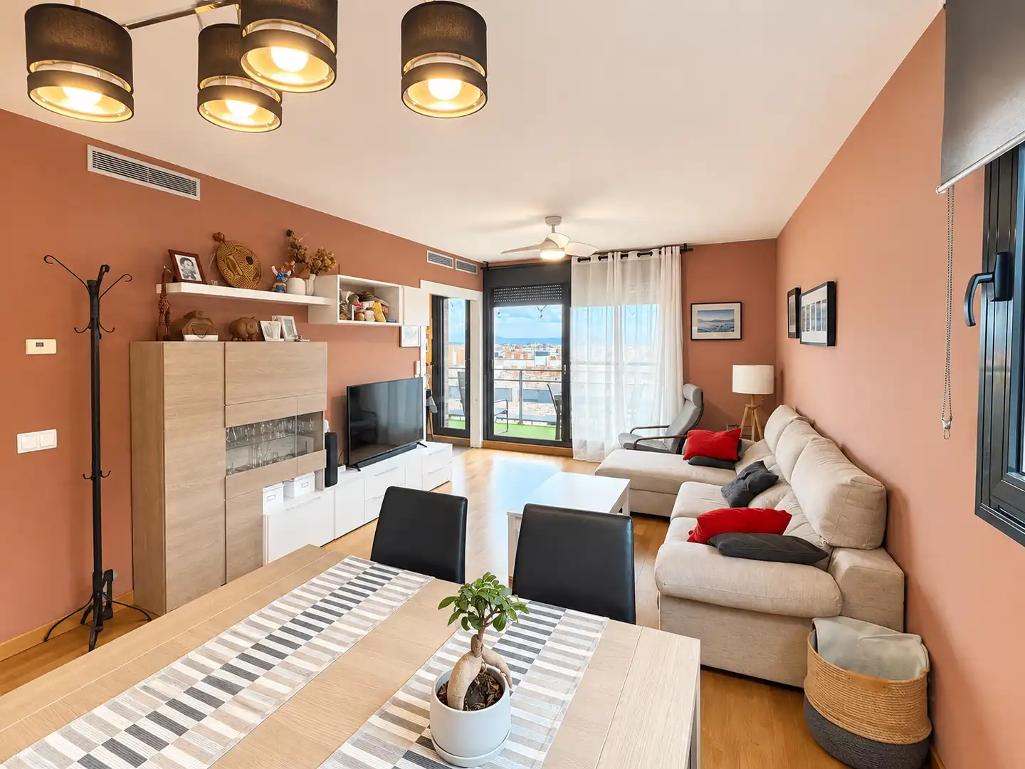 Sala d'estar de Pis en venda en Can Feu - Gràcia