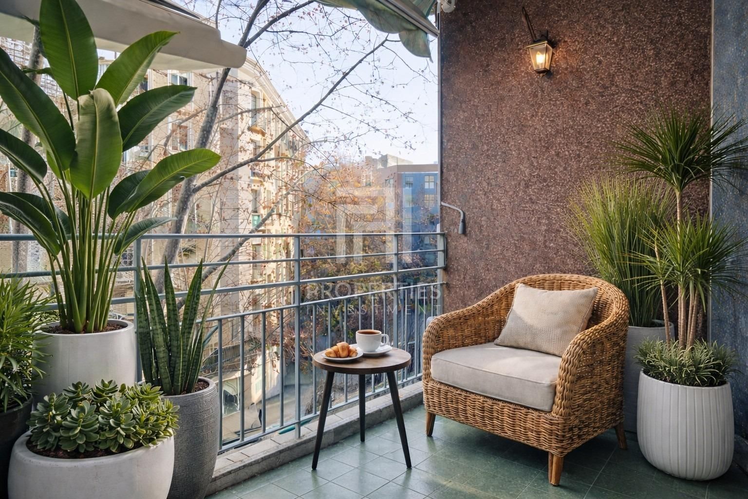 Terrassa de Pis en venda en  Barcelona Capital amb Aire condicionat, Parquet i Terrassa