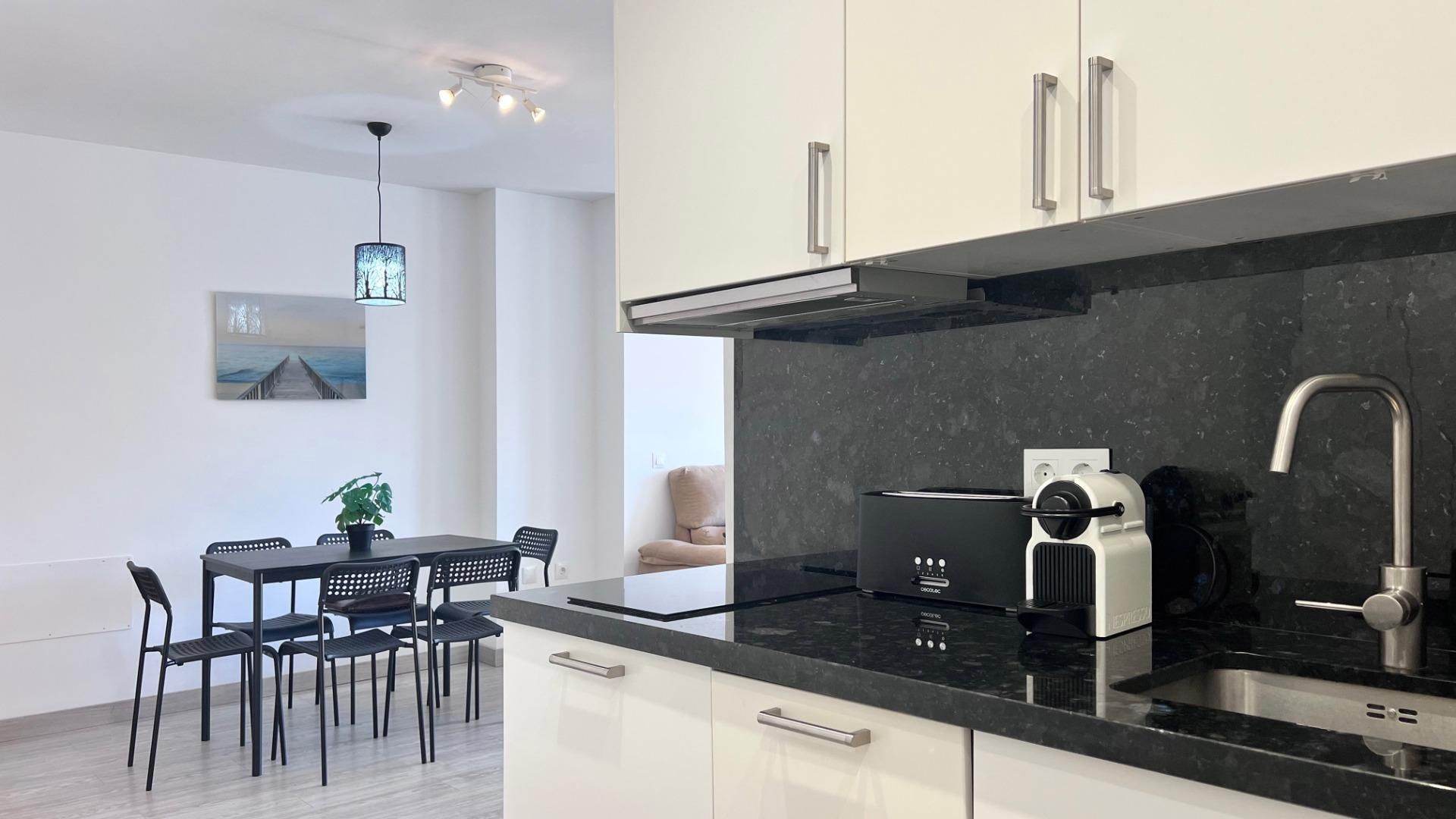 Kitchen of Flat for sale in Rincón de la Victoria  with Air Conditioner