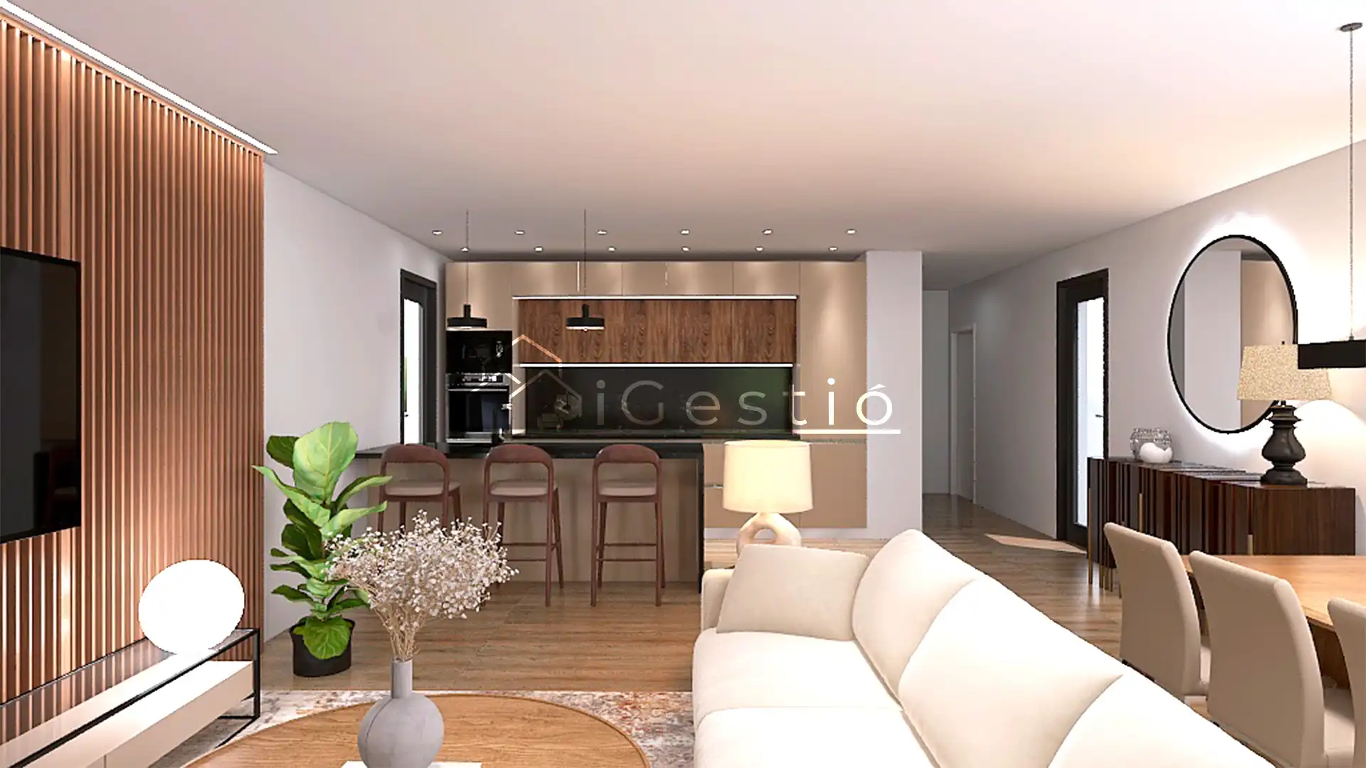 Sala de estar de Casa o chalet en venta en Abrera